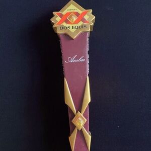 Dos Equis Amber Mexican Lager Tap Handle